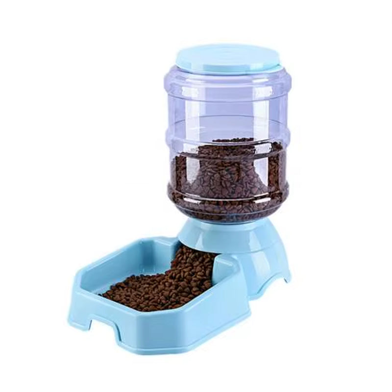 3.8L Automatic Pet Feeders Dog Cat Drinking Bowl Large Capacity Water Food Holder Dogs Supplies