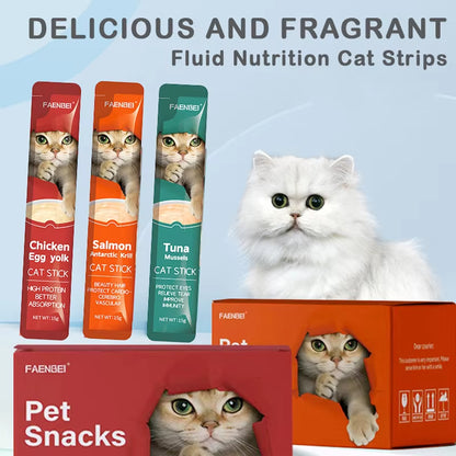 Cat Snacks Cat Strips Whole Box Cat Snacks Tuna Chicken Cat Fattening Pet Snacks Cat Food Cat Food Snack Boost