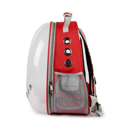 Capsule Bubble Pet Backpack Small Cat Pet Carrier Backpack Transparent Animal Puppy Kitty Bird Breathable Pet Carrier for Travel