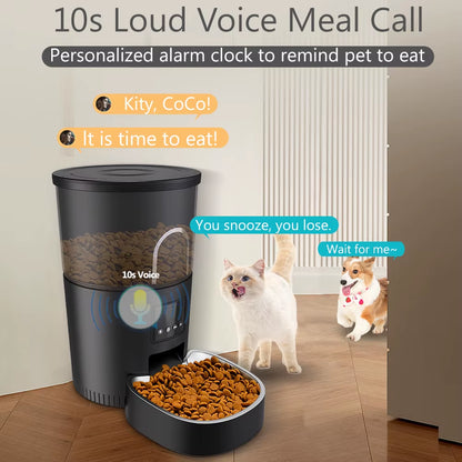 Automatic Cat Feeders with App Wifi Tuya Smart Automatic Pet Feeder with Timer Auto Dry Food Dispenser for Cats and Small Dogs