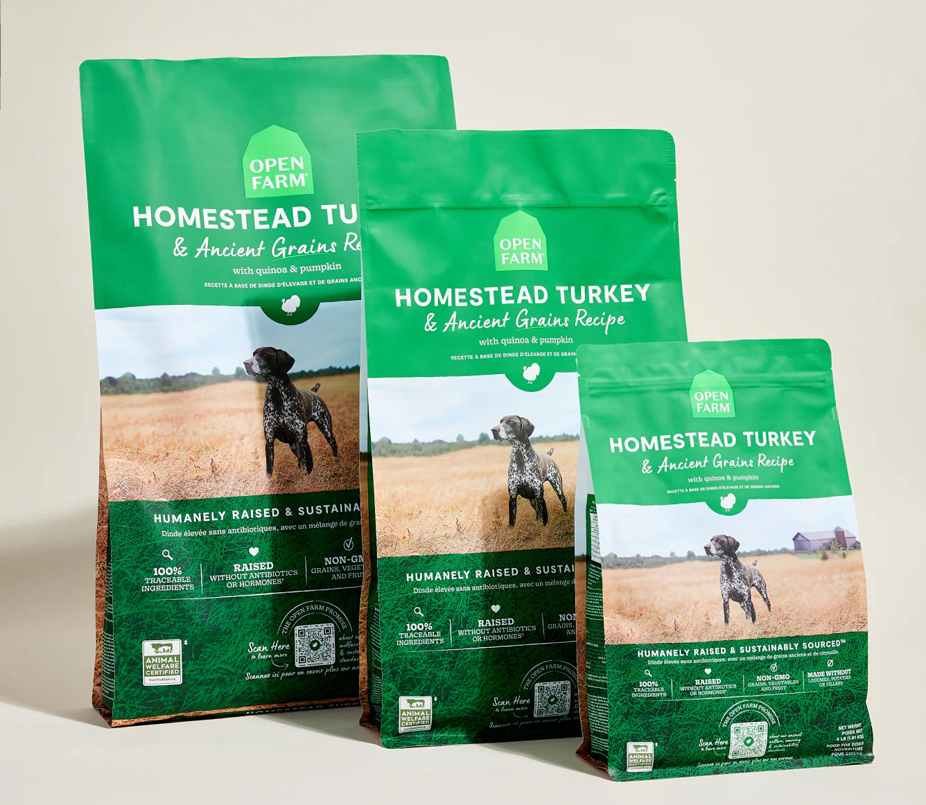 Homestead Turkey & Ancient Grains Dog Kibble