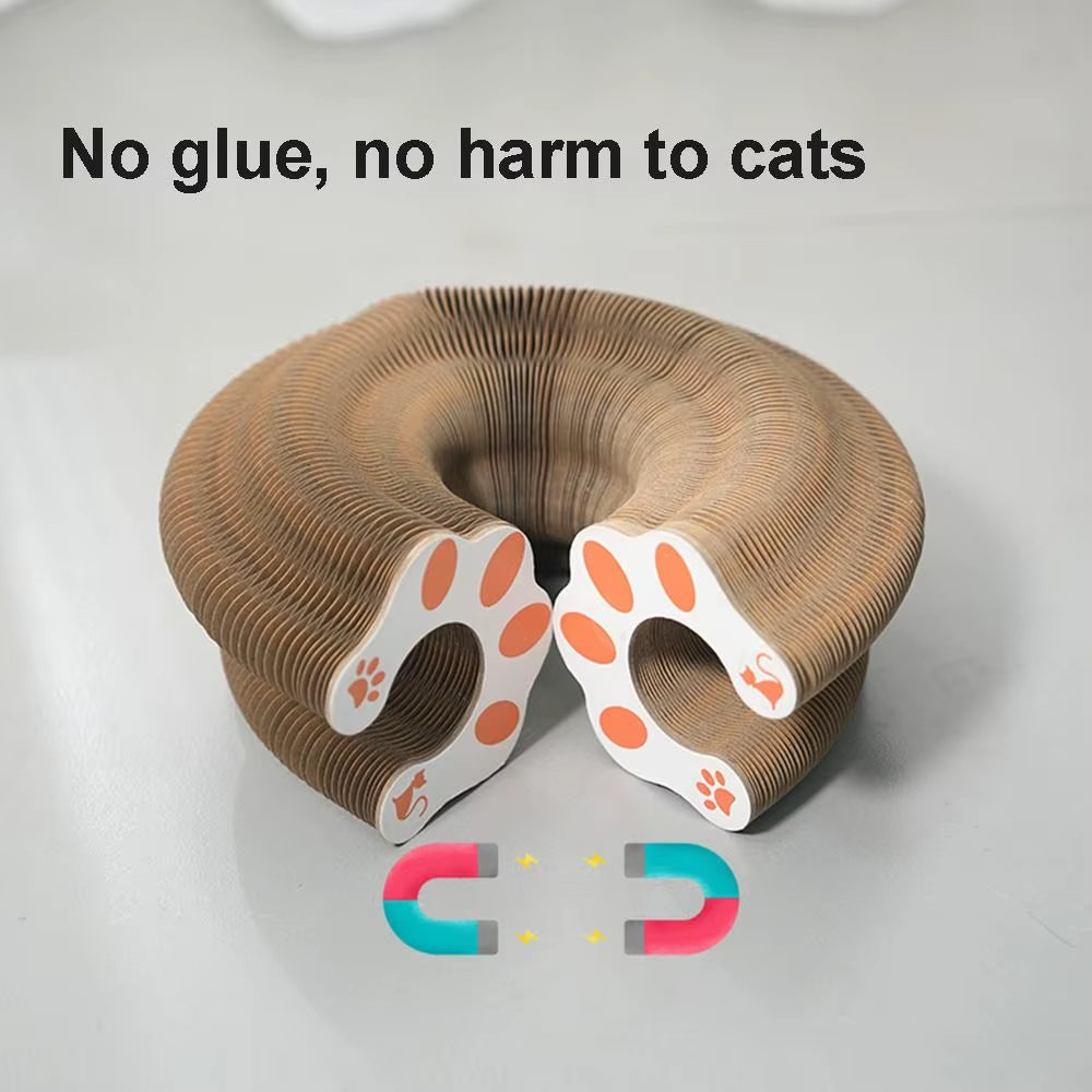 Ultimate Transformable Kitty Kurlz Cat Toy - Durable, No-Mess Scratching Board for Happy Cats!