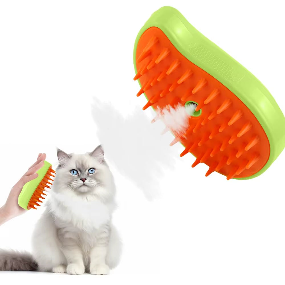 3 in 1 Pet Brush Cat Steam Brush Comb Dog Brush Electric Spray Cat Hair Brushes Massage Pet Grooming Hair Tangled Removal Combs