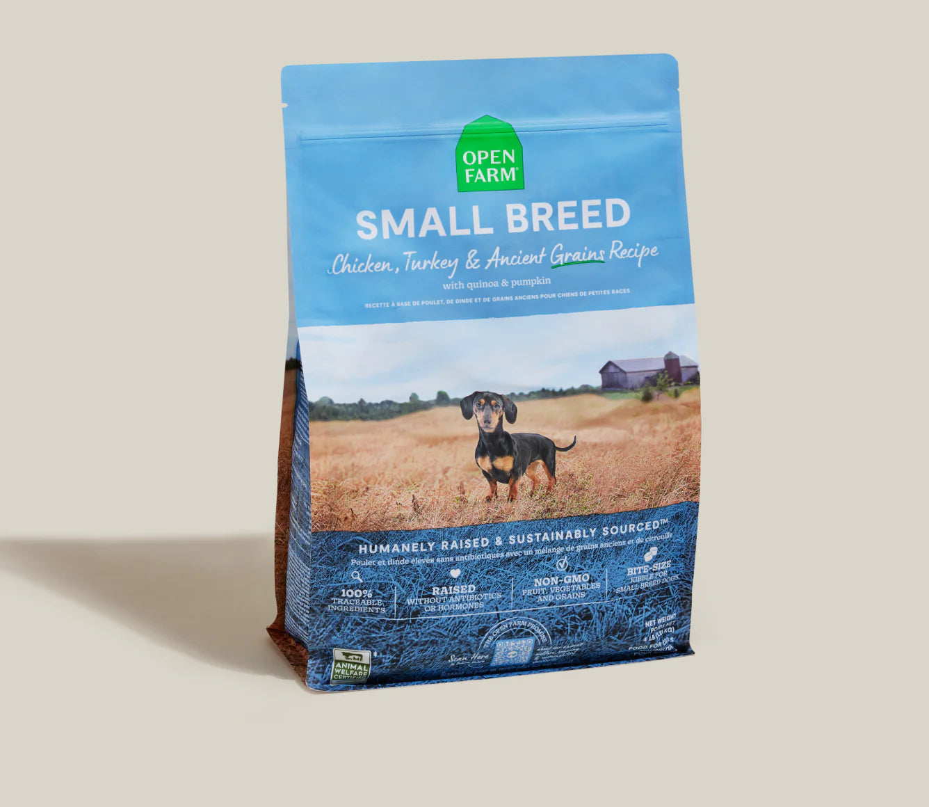 Small Breed Ancient Grains Dog Kibble