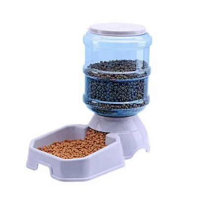 3.8L Automatic Pet Feeders Dog Cat Drinking Bowl Large Capacity Water Food Holder Dogs Supplies