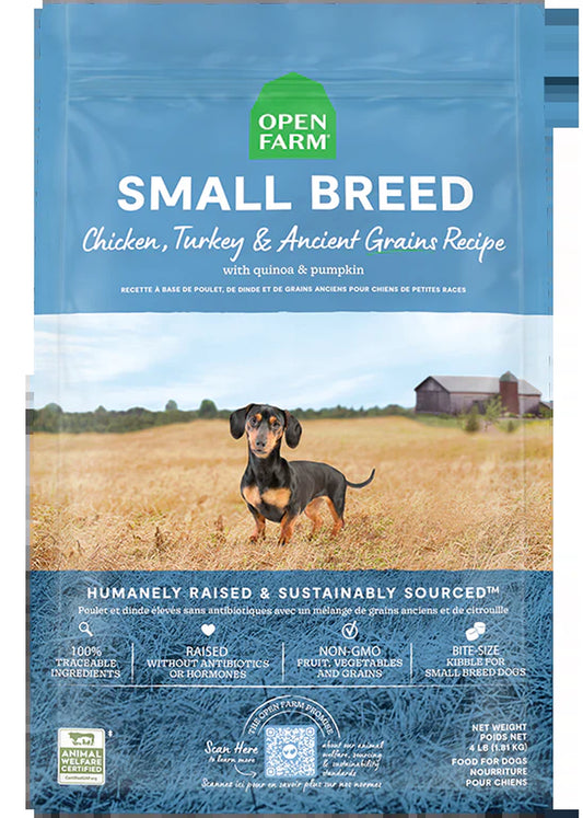 Small Breed Ancient Grains Dog Kibble