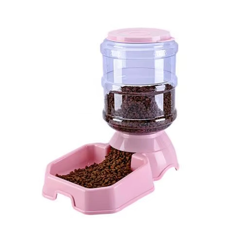 3.8L Automatic Pet Feeders Dog Cat Drinking Bowl Large Capacity Water Food Holder Dogs Supplies