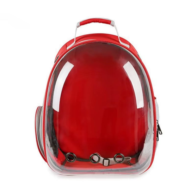 Capsule Bubble Pet Backpack Small Cat Pet Carrier Backpack Transparent Animal Puppy Kitty Bird Breathable Pet Carrier for Travel