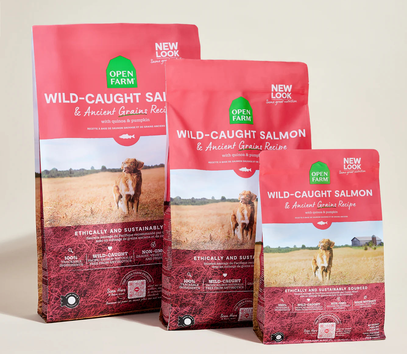 Wild-Caught Salmon & Ancient Grains Dog Kibble